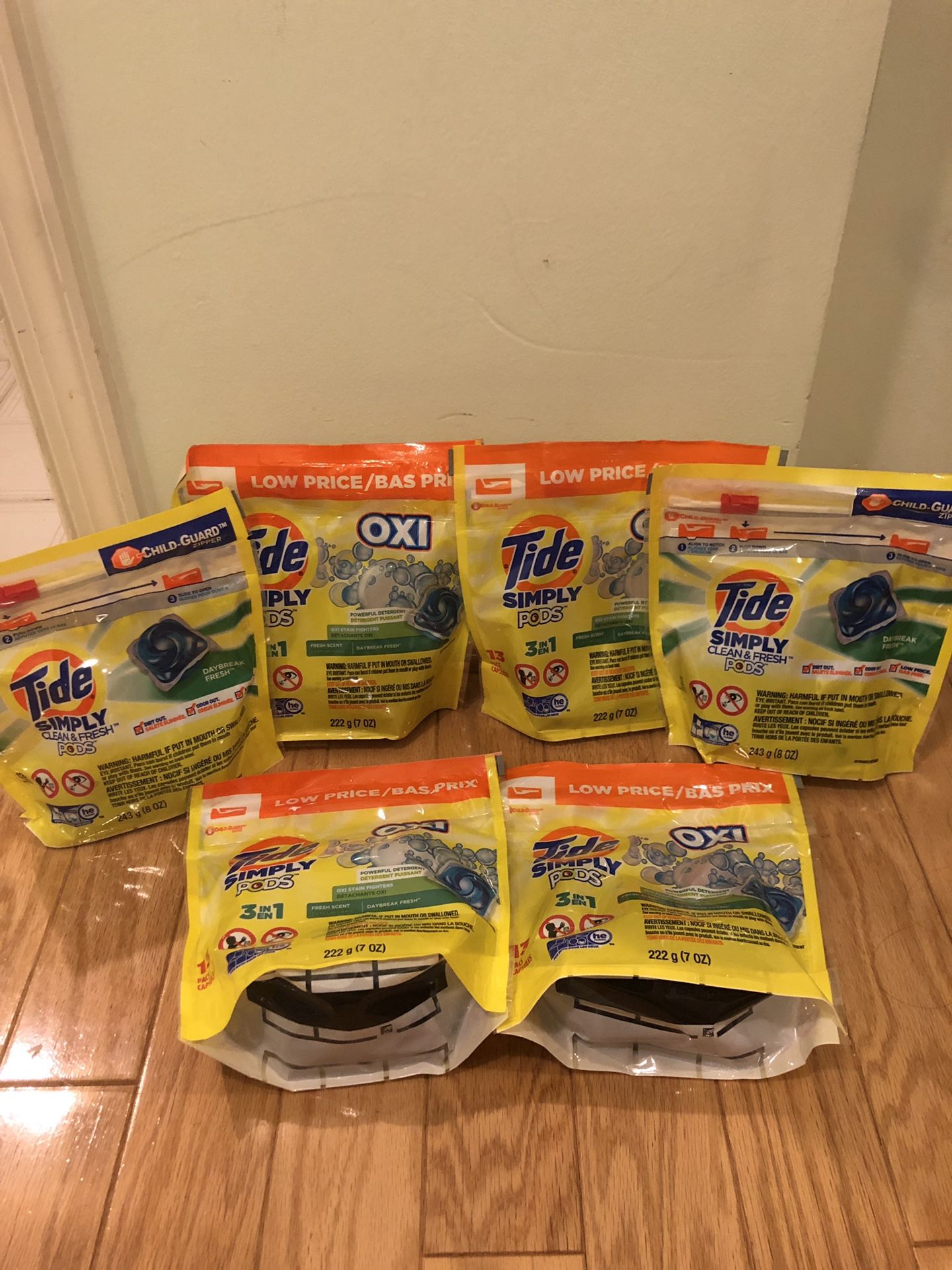 6 Tide pods simply Bundle