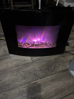 Electric Wall-Mount Fireplace Heater