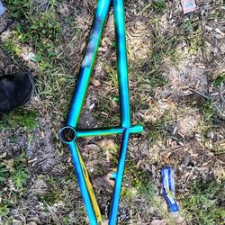 Bmx bike frame and handlebars