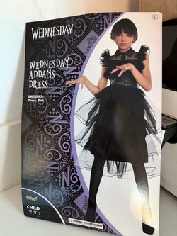 Wednesday Addams Kids Costume
