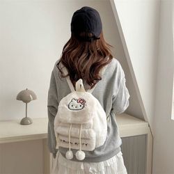 Hello kitty plush backpack new
