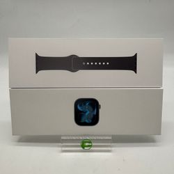 GPS Only Apple Watch Series 11 46MM Space Gray Aluminum Stone Gray Sport Band 