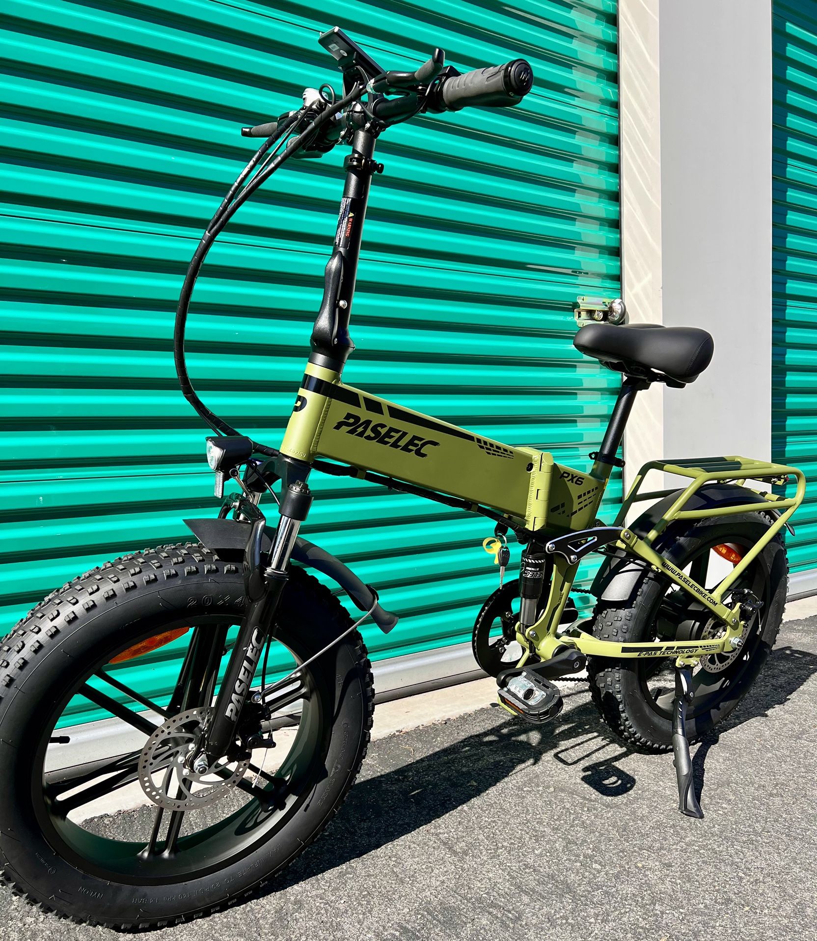 48V/750/1000Watt Electric Folding E-Bike, 28mph, 13ah Battery, Full Suspension