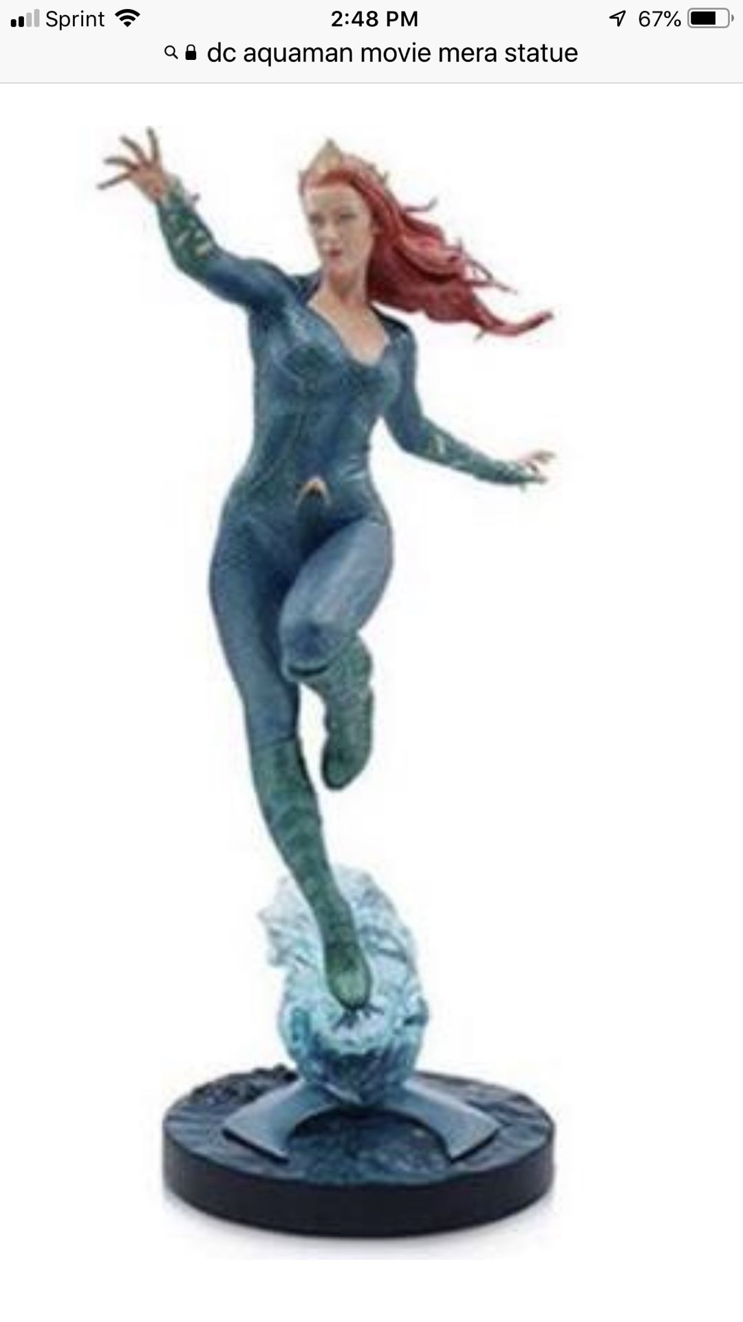 DC Aquaman Movie MERA Statue Collectibles