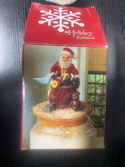Vintage - resin Santa potpourri cork lid by Holiday by Kirklands