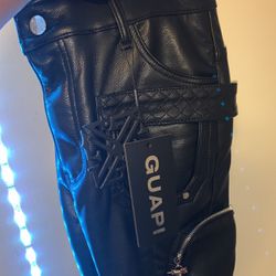 GUAPI Leather Designer Pants 