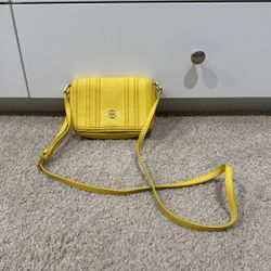 Tory Burch Small Yellow Crossbody Bag