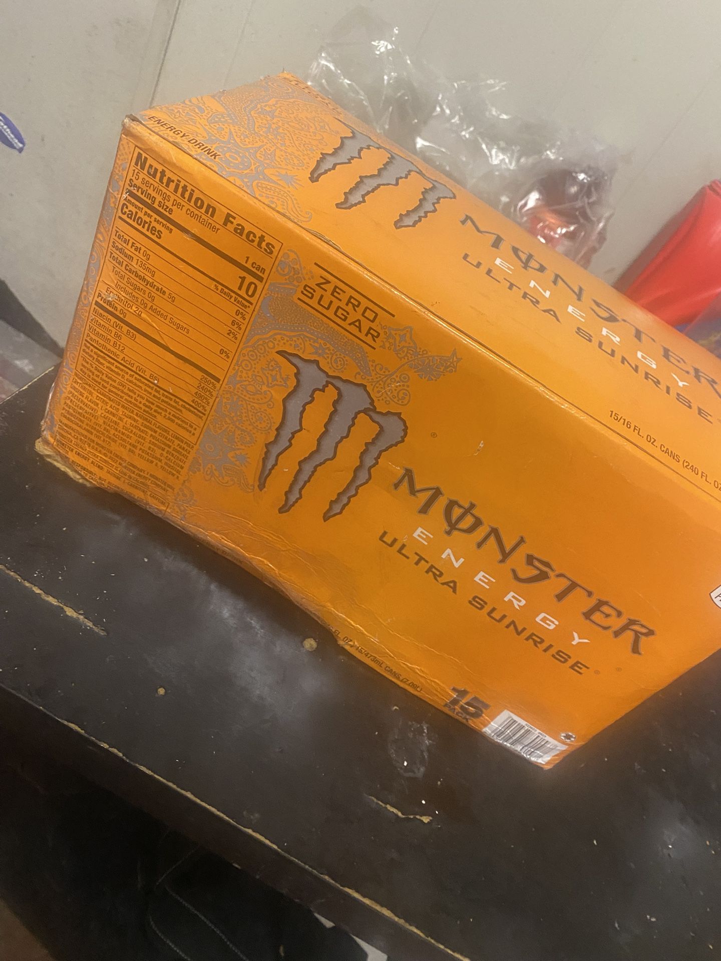 Monster Energy Drink Ultra Sunrise 15 Pack 