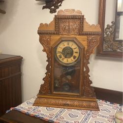 Gingerbread Antique Clock