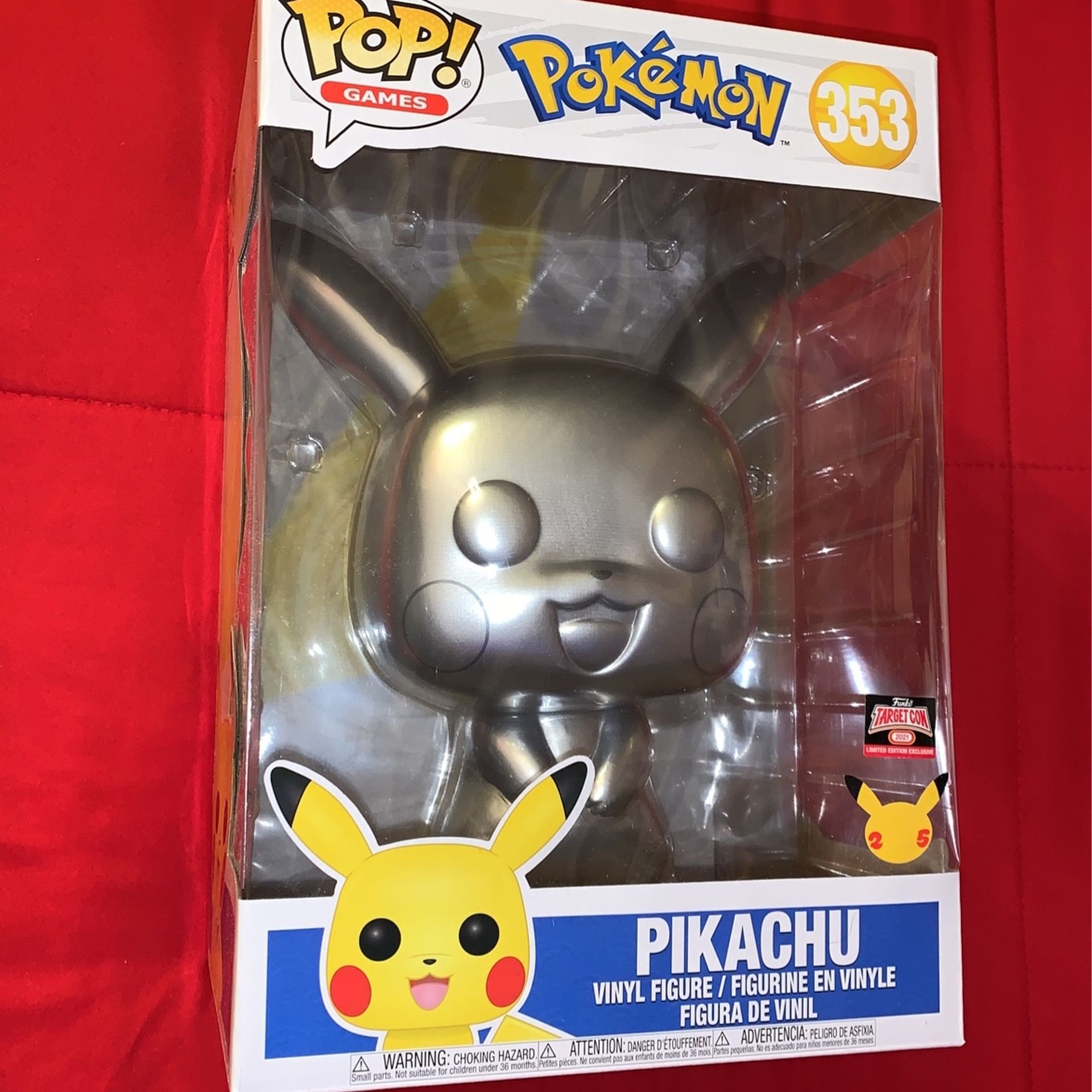 Funko Pop Target Con 25th Anniversary Pokemon Pikachu