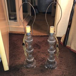 Vintage Crystal Table Lamps