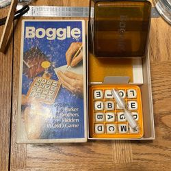 Original Small Boggle Game 1976