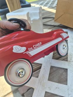 Fire Chief Diecast pedal car