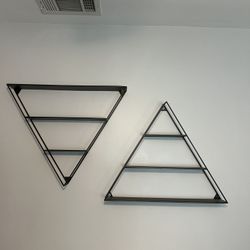 Decorative Triangle Floating Shelves