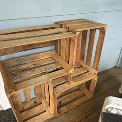 Wooden crates