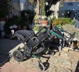 QUICKIE IRIS J3 TILT ESPACE WHEELCHAIR.