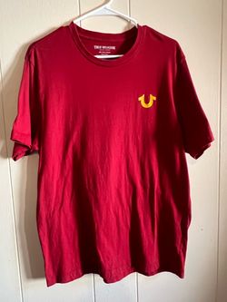 True Religion Red Crew Neck T-Shirt L