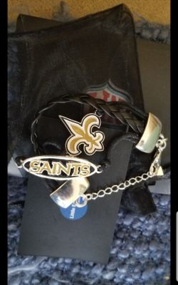 Women's NFL Fan Bracelets 49ers, Rams, Saints