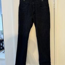 Men’s Kenneth Cole Blk Jeans Slim Size 34