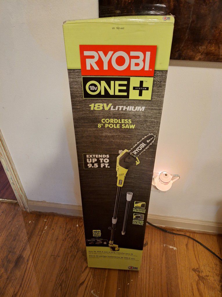 Ryobi One + Plus 18 Volt Cordless 8 Ft Pole Saw