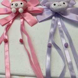 Hello kitty Bows 6each 