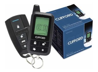 Clifford paging car alarm system with remote start WITH INSTALLATION