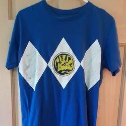 Blue Power Ranger T-Shirt Size Meduim.