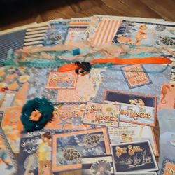 Graphic 45 Sun Kissed Beach Themed Scrapbook Kit