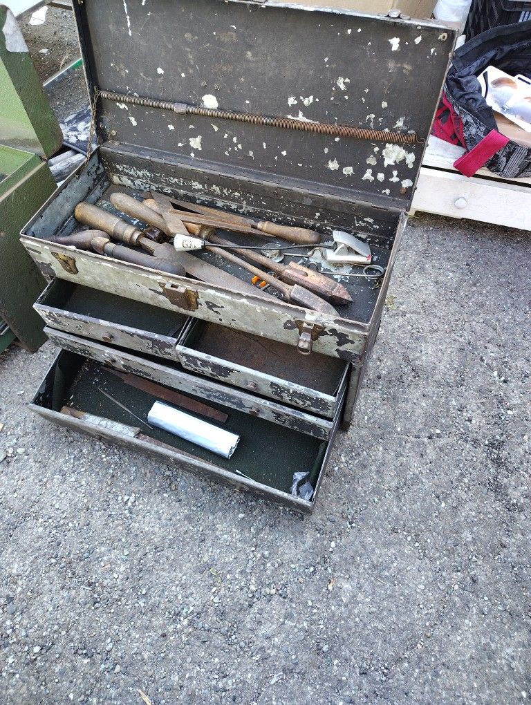 2 Sturdy Tool Boxes