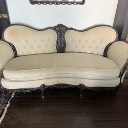 Antique Carved Ornate Sofa 
