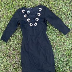 Bebe Lace-Up Grommet Dress – Size Small – New with Tag