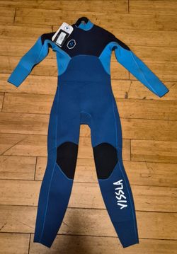 VISSLA 7 seas boy back zip full suit Size 6 Youth