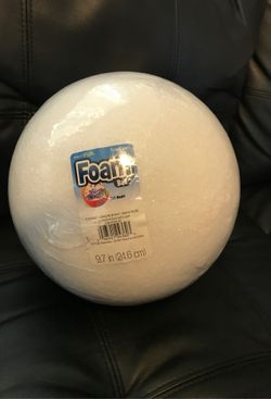 Foam ball 9. 7 inches(24.6 cm) big ball, projects, trees