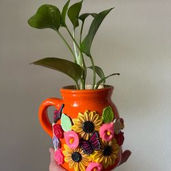 Cantarita Artesanal Hecha a mano plantita Hermosa y saludable en wl area de Ontario $23