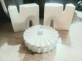 White Decorative Set of 3