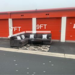 Dark gray Sectional Couch