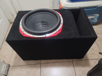 15” Orion subwoofer 2500 watts rms with double baffle ported enclosure