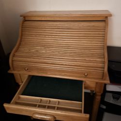 Solid Wood Desk With Chair