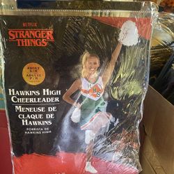 Netflix, strange things, cheerleading outfit adult small/medium