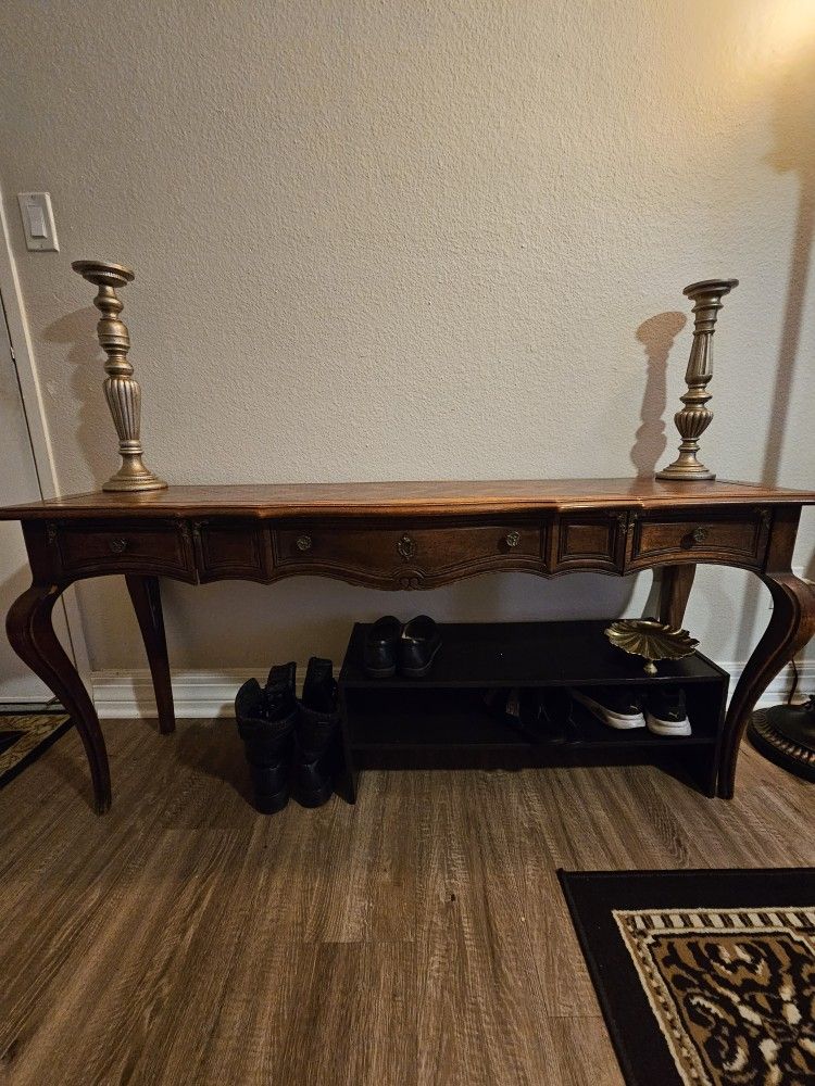 Gorgeous Wood Console Table