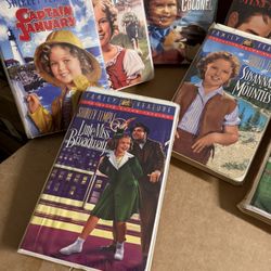 Shirley Temple VHS Collection Of 8