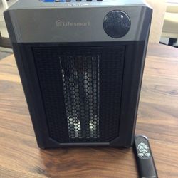 Lifesmart 1,500-Watt Electric Infrared Portable Space Heater with 4-Elements and Remote