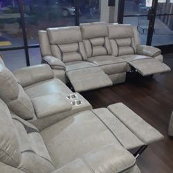New Recliner Sofa And Glider Recliner Loveseat