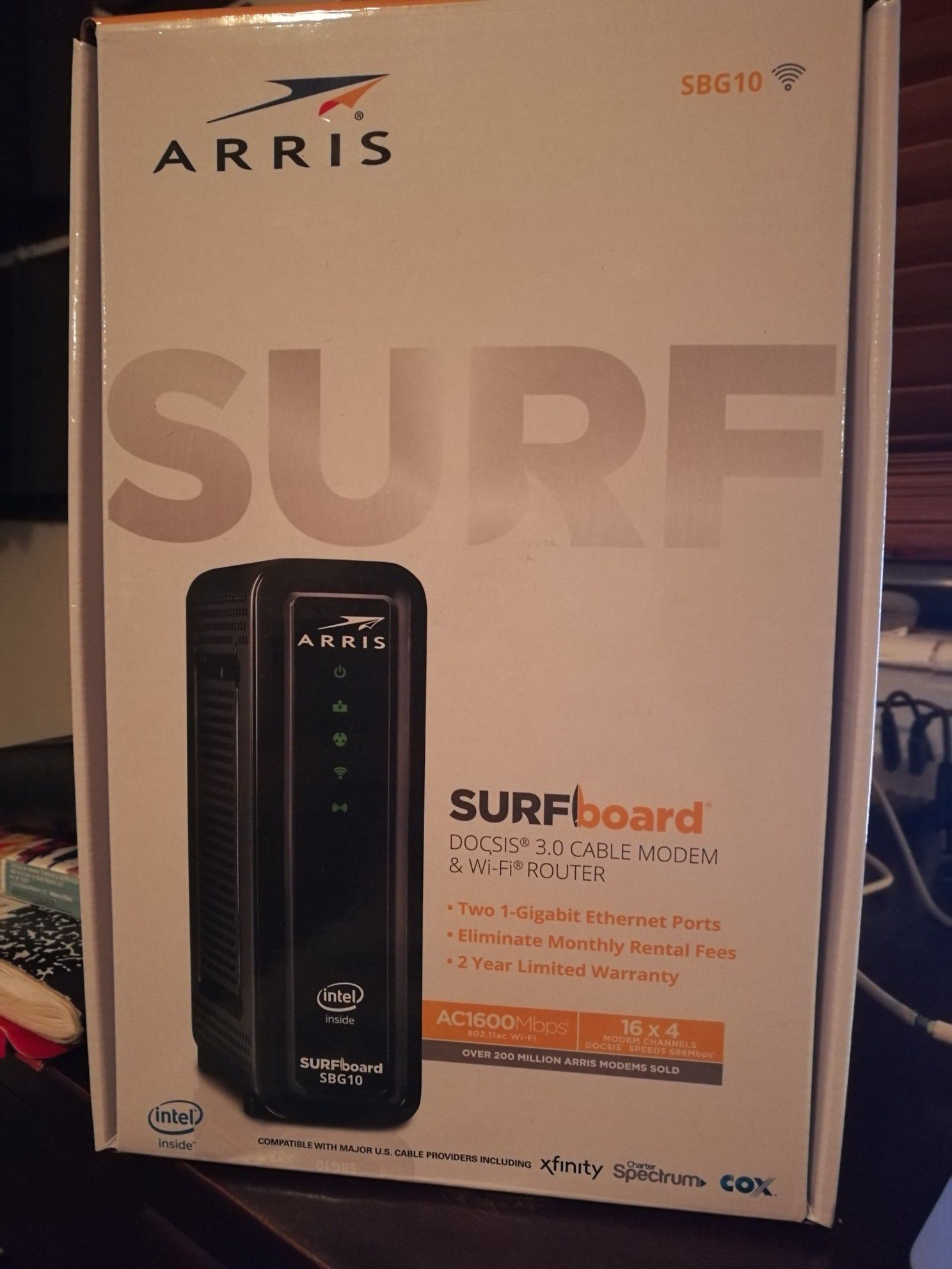 Arris Surfboard SBG10 Modem Wifi Router