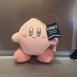 BK7552-5-inch "Kirby Hovering" Waffle Mesh plush toy by SK Japan