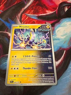 ⚡ Pokémon TCG – Miraidon #069/191 (Scarlet & Violet: Surging Sparks) – Reverse Holo – Only $0.25! ⚡
