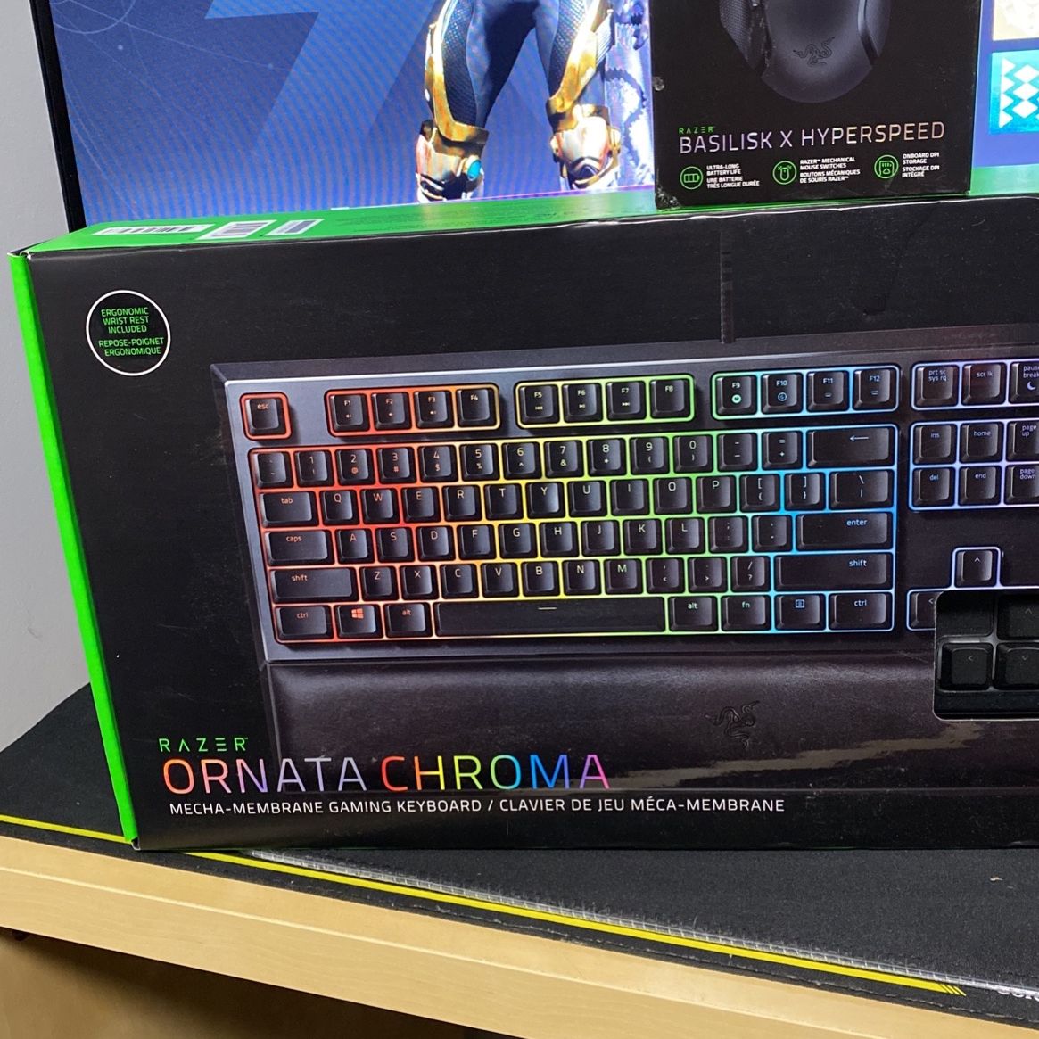 Razer Ornata Chroma And Basilisk X Hyper speed
