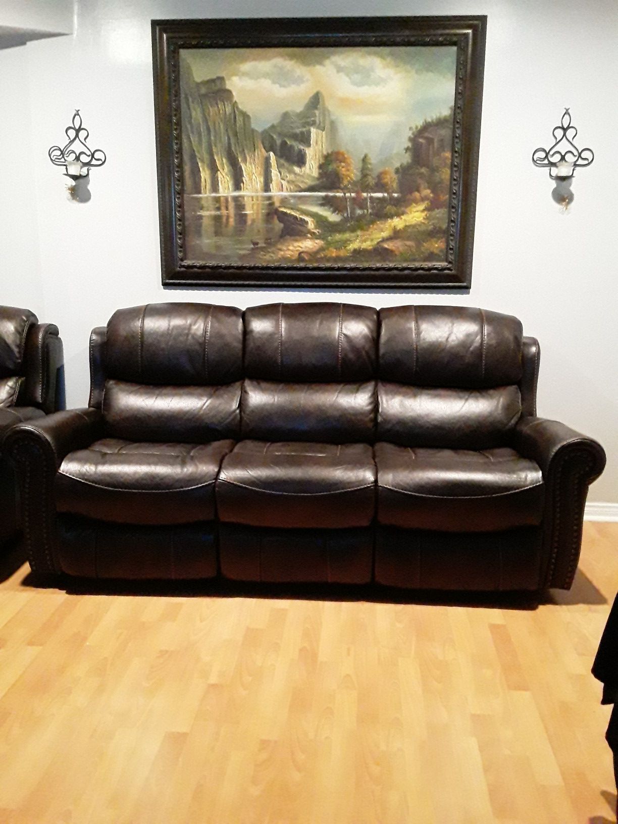 Leather couch