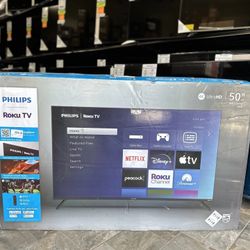 🚨 🔥HUGE TV SALE!!! 50" PHILIPS 4K LED HDR SMART 50PUL6643/F7