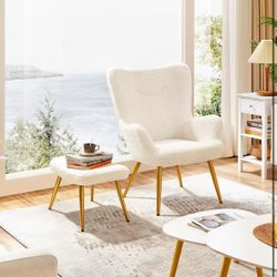 Chair and ottoman set